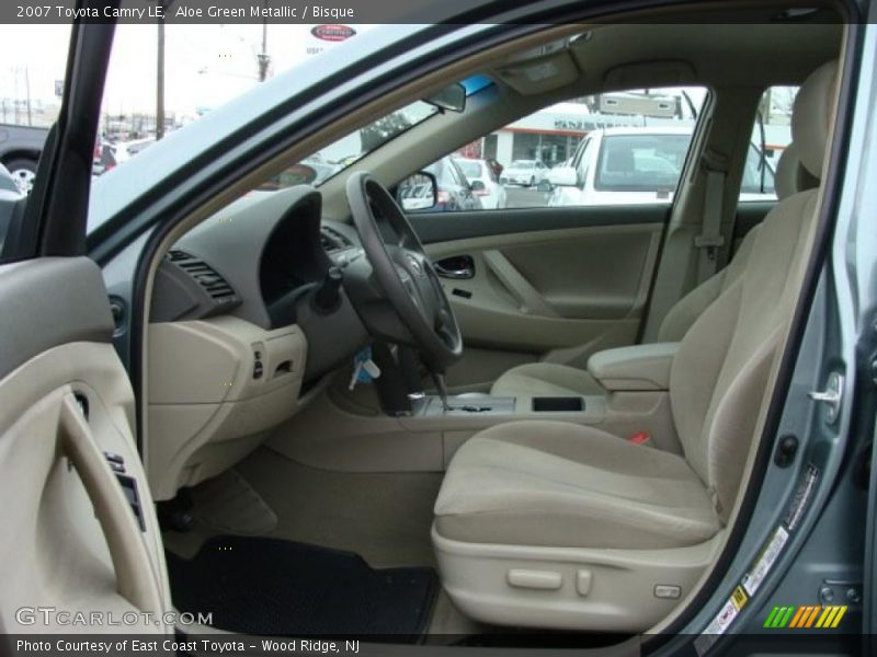 Aloe Green Metallic / Bisque 2007 Toyota Camry LE