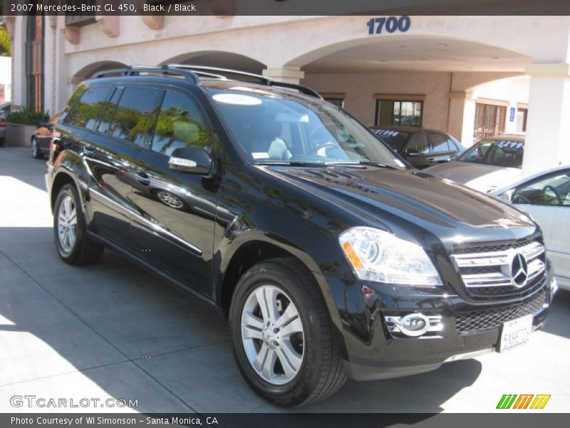 Black / Black 2007 Mercedes-Benz GL 450