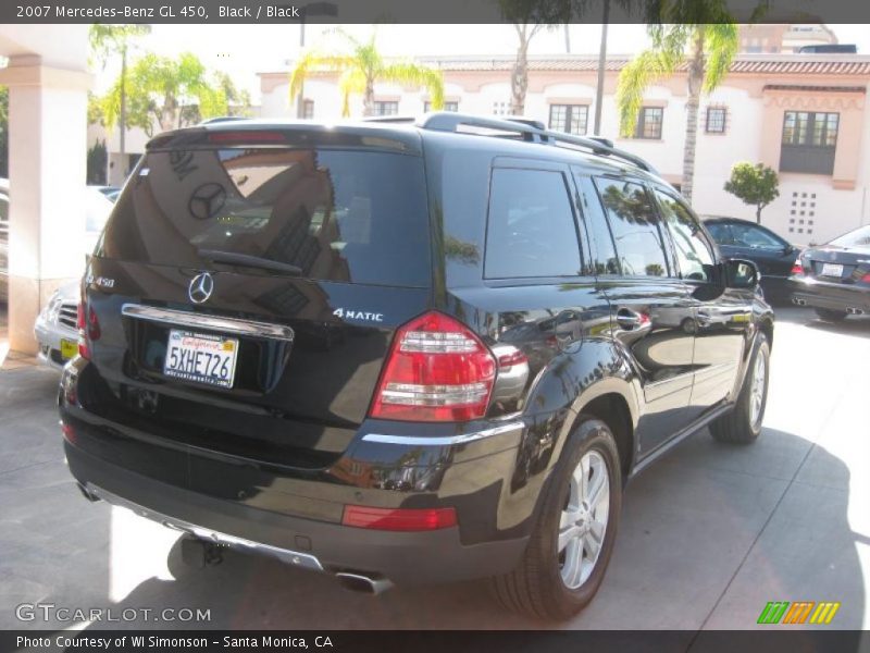 Black / Black 2007 Mercedes-Benz GL 450
