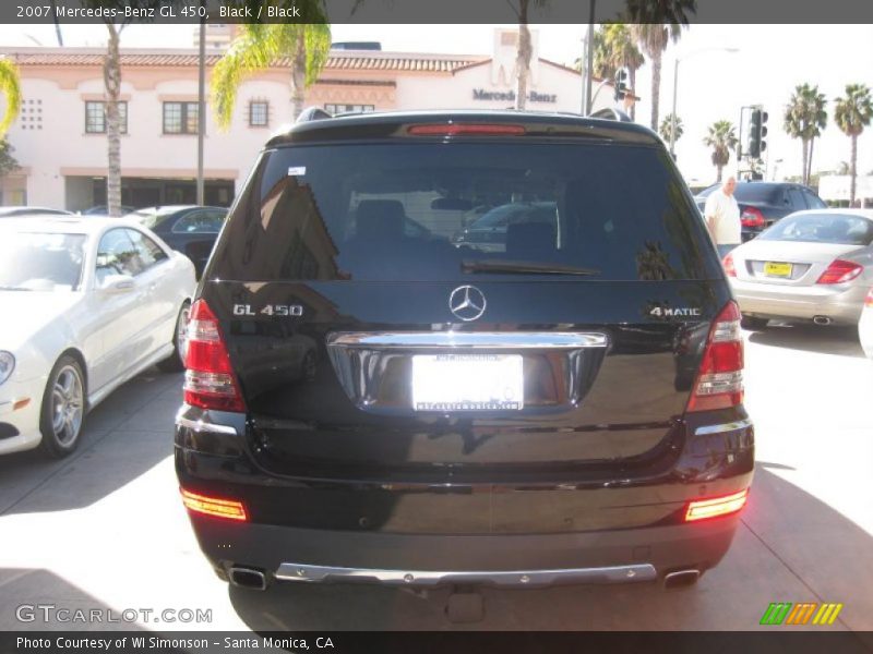 Black / Black 2007 Mercedes-Benz GL 450
