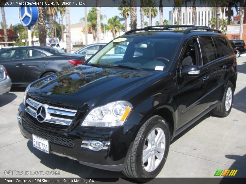 Black / Black 2007 Mercedes-Benz GL 450