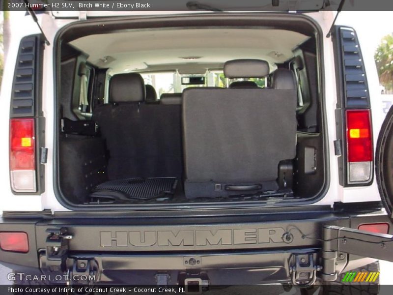 Birch White / Ebony Black 2007 Hummer H2 SUV