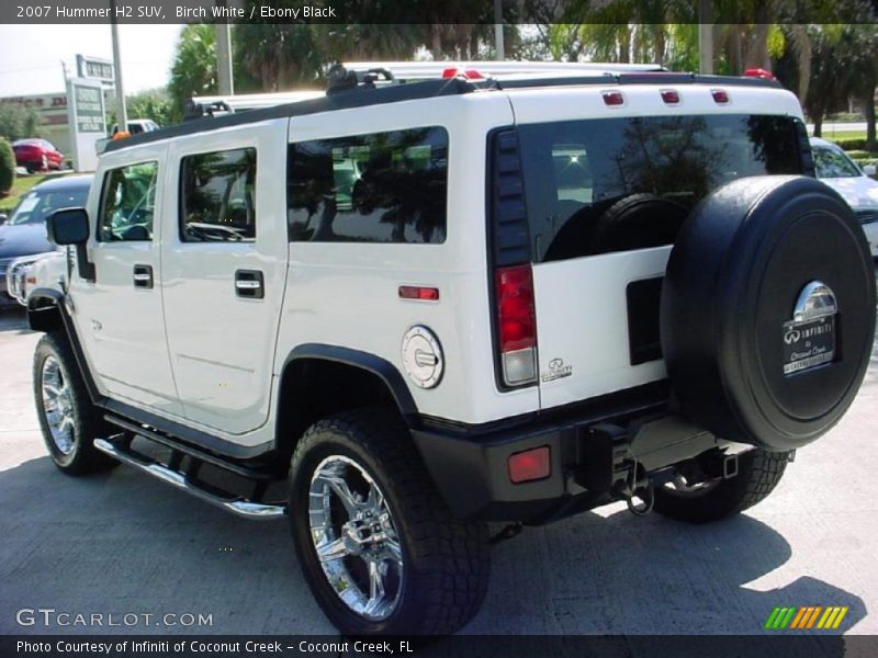 Birch White / Ebony Black 2007 Hummer H2 SUV