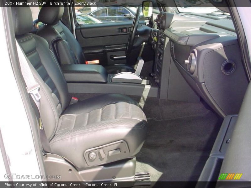 Birch White / Ebony Black 2007 Hummer H2 SUV
