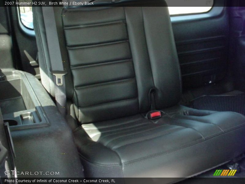 Birch White / Ebony Black 2007 Hummer H2 SUV