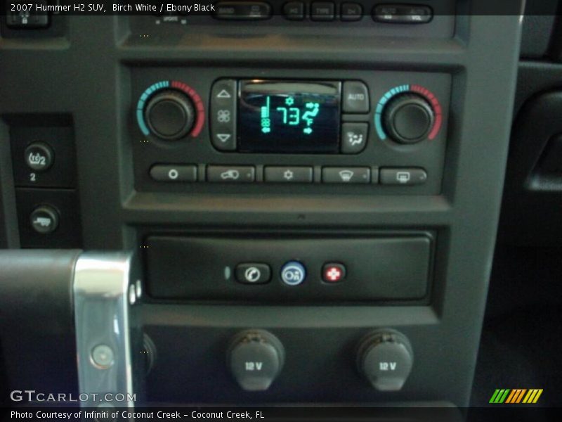 Birch White / Ebony Black 2007 Hummer H2 SUV