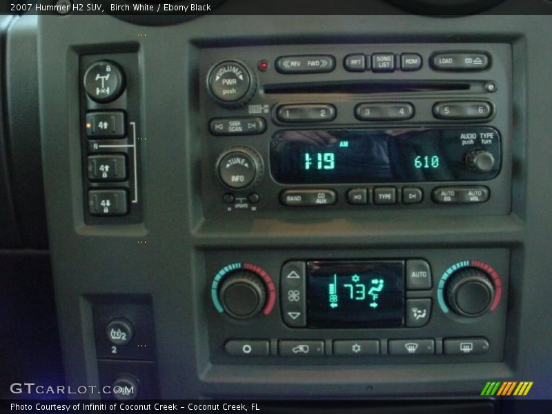 Birch White / Ebony Black 2007 Hummer H2 SUV