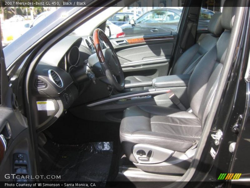 Black / Black 2007 Mercedes-Benz GL 450