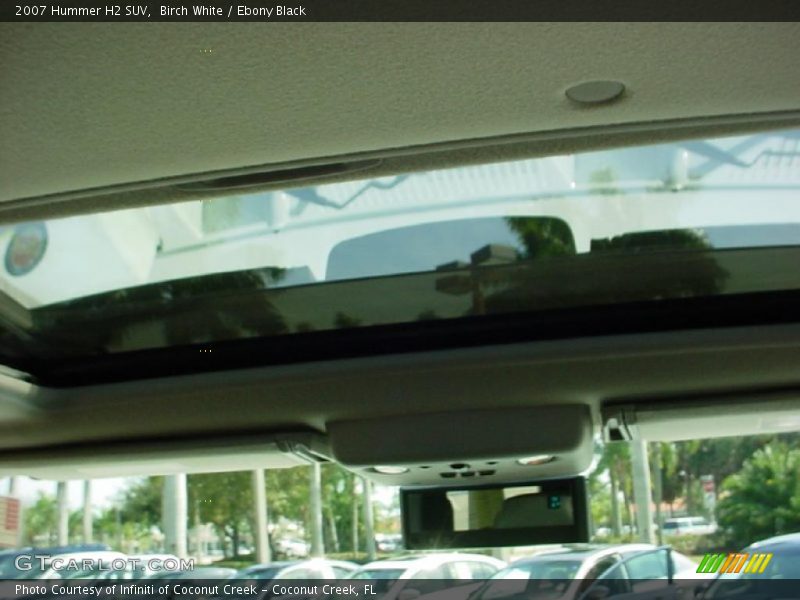 Birch White / Ebony Black 2007 Hummer H2 SUV