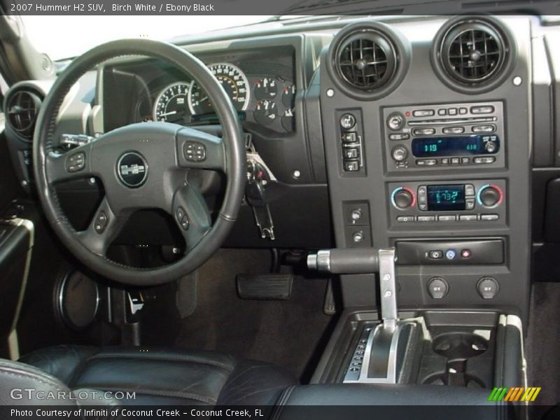 Birch White / Ebony Black 2007 Hummer H2 SUV