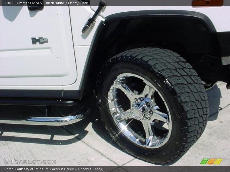 Birch White / Ebony Black 2007 Hummer H2 SUV