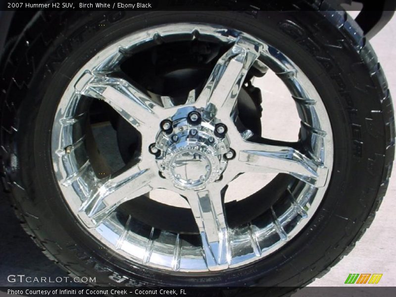 Birch White / Ebony Black 2007 Hummer H2 SUV