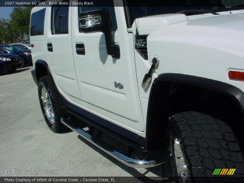 Birch White / Ebony Black 2007 Hummer H2 SUV