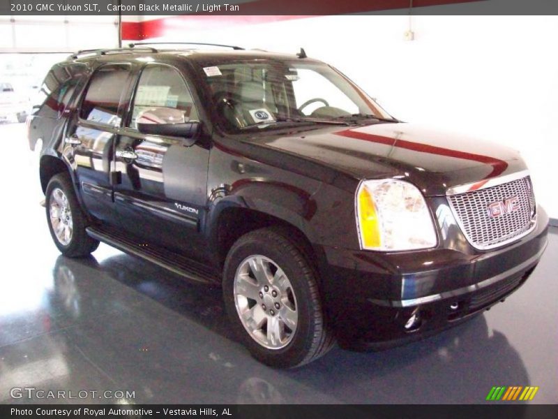 Carbon Black Metallic / Light Tan 2010 GMC Yukon SLT
