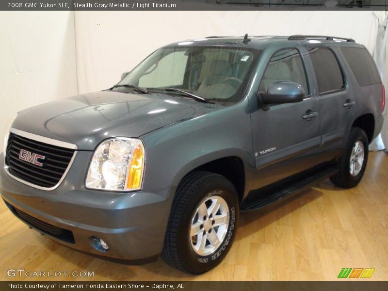 Stealth Gray Metallic / Light Titanium 2008 GMC Yukon SLE