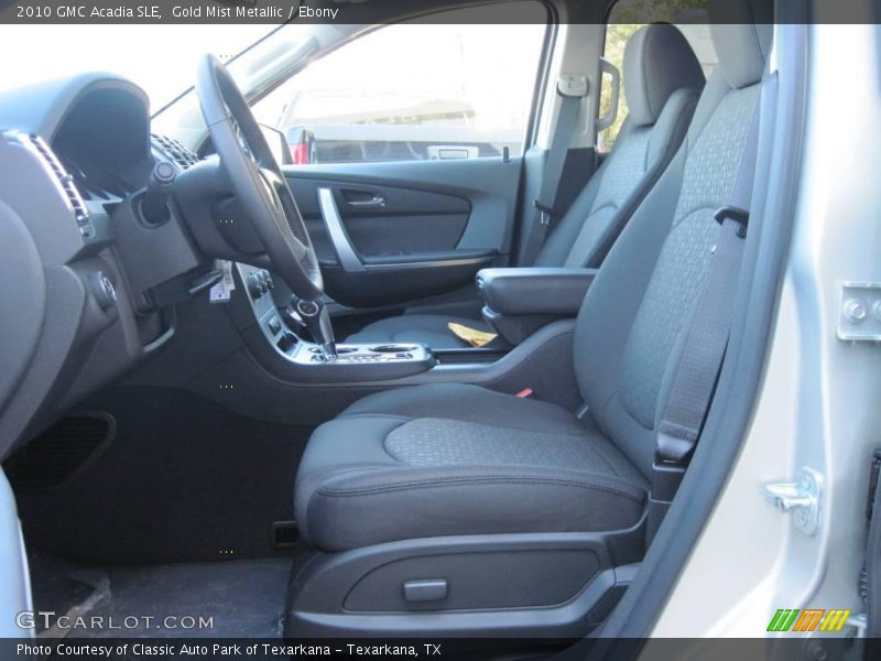 Gold Mist Metallic / Ebony 2010 GMC Acadia SLE