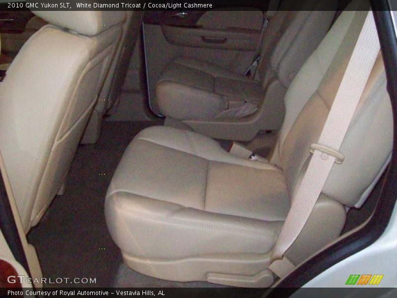 White Diamond Tricoat / Cocoa/Light Cashmere 2010 GMC Yukon SLT