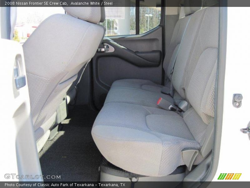 Avalanche White / Steel 2008 Nissan Frontier SE Crew Cab