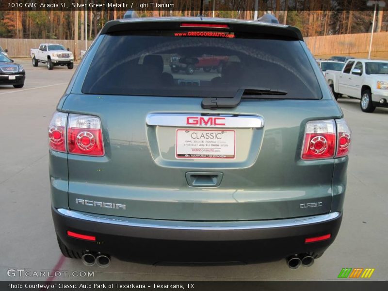 Silver Green Metallic / Light Titanium 2010 GMC Acadia SL