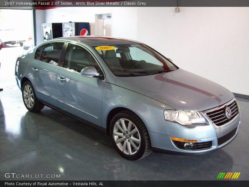 Arctic Blue Silver Metallic / Classic Grey 2007 Volkswagen Passat 2.0T Sedan