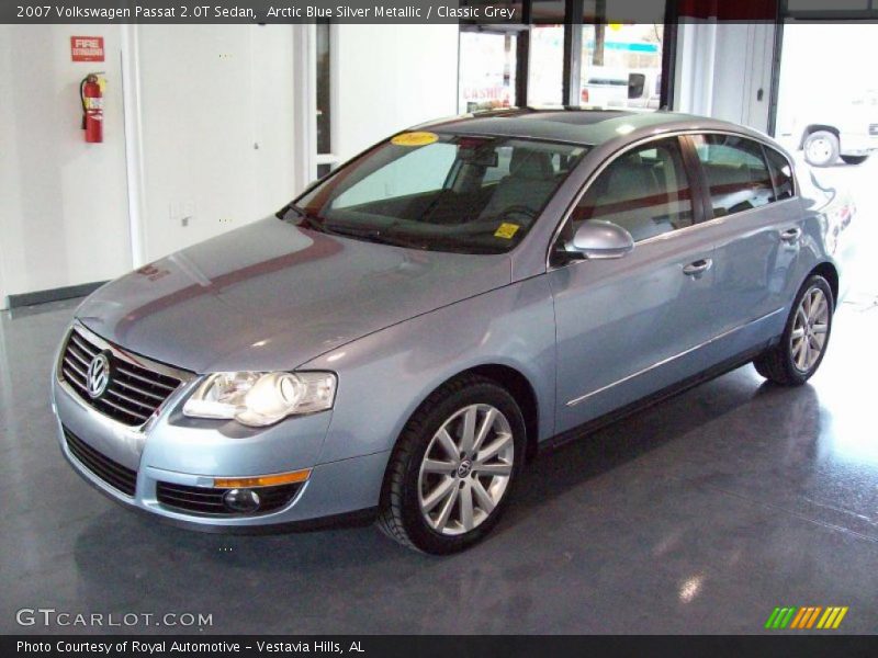 Arctic Blue Silver Metallic / Classic Grey 2007 Volkswagen Passat 2.0T Sedan