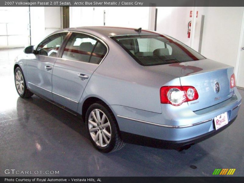 Arctic Blue Silver Metallic / Classic Grey 2007 Volkswagen Passat 2.0T Sedan