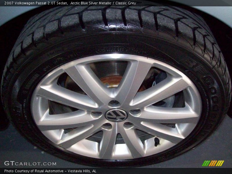Arctic Blue Silver Metallic / Classic Grey 2007 Volkswagen Passat 2.0T Sedan