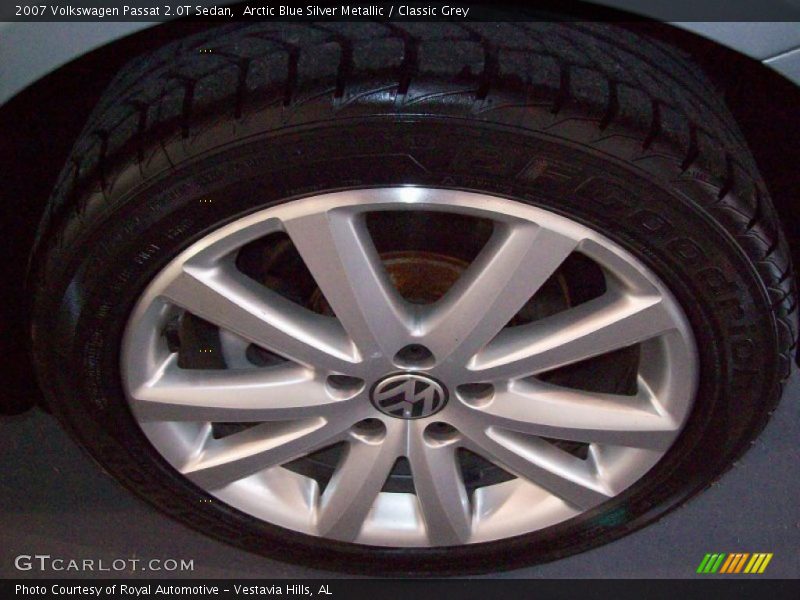 Arctic Blue Silver Metallic / Classic Grey 2007 Volkswagen Passat 2.0T Sedan