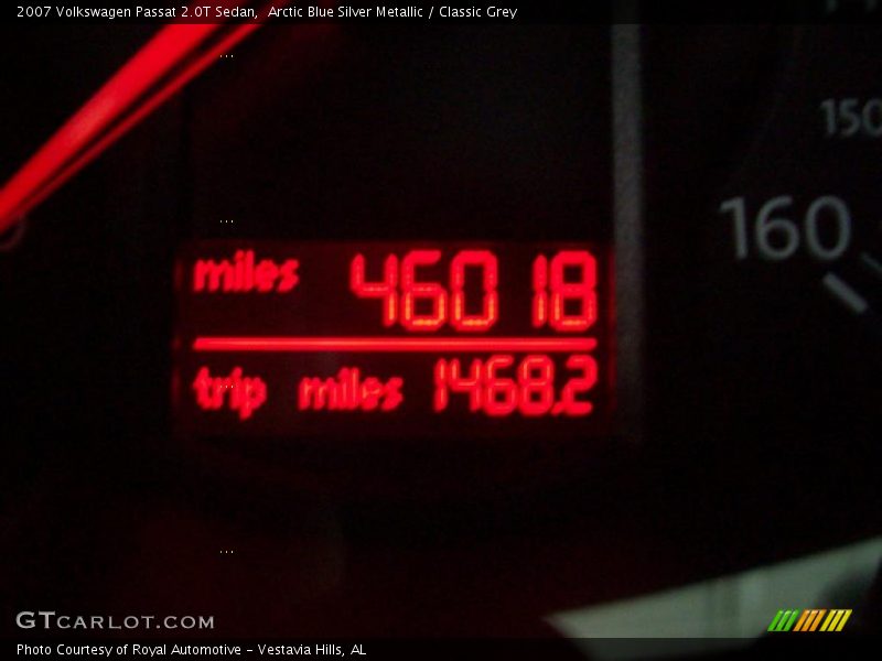 Arctic Blue Silver Metallic / Classic Grey 2007 Volkswagen Passat 2.0T Sedan