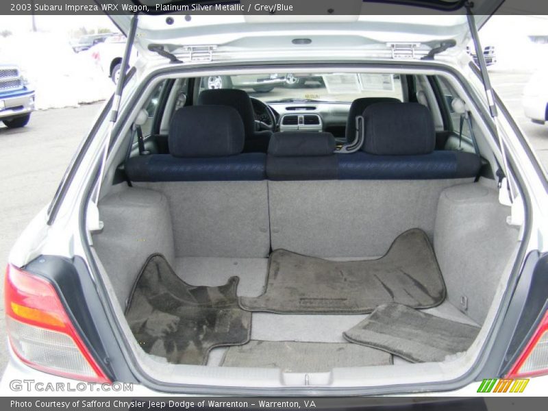  2003 Impreza WRX Wagon Trunk