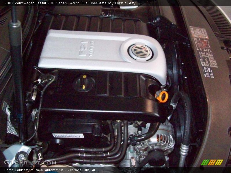 Arctic Blue Silver Metallic / Classic Grey 2007 Volkswagen Passat 2.0T Sedan