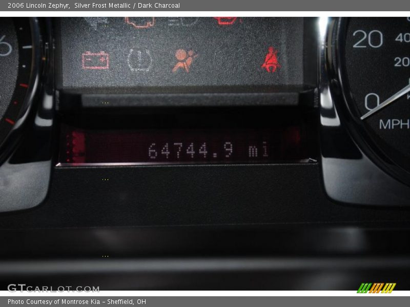 Silver Frost Metallic / Dark Charcoal 2006 Lincoln Zephyr