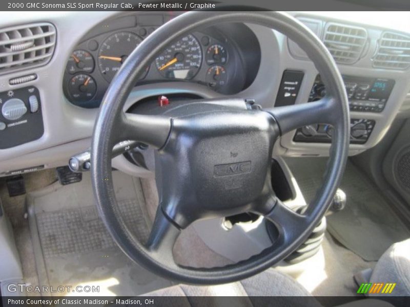 Pewter Metallic / Graphite 2000 GMC Sonoma SLS Sport Regular Cab