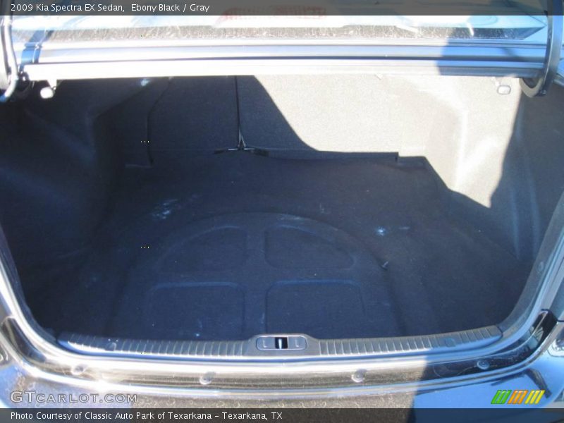 Ebony Black / Gray 2009 Kia Spectra EX Sedan