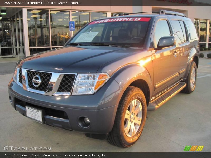 Storm Gray / Graphite 2007 Nissan Pathfinder LE