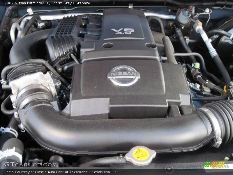 Storm Gray / Graphite 2007 Nissan Pathfinder LE
