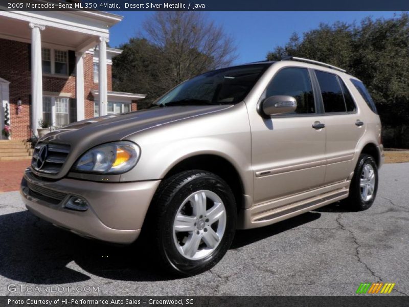 Desert Silver Metallic / Java 2005 Mercedes-Benz ML 350 4Matic