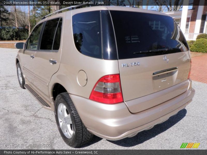 Desert Silver Metallic / Java 2005 Mercedes-Benz ML 350 4Matic