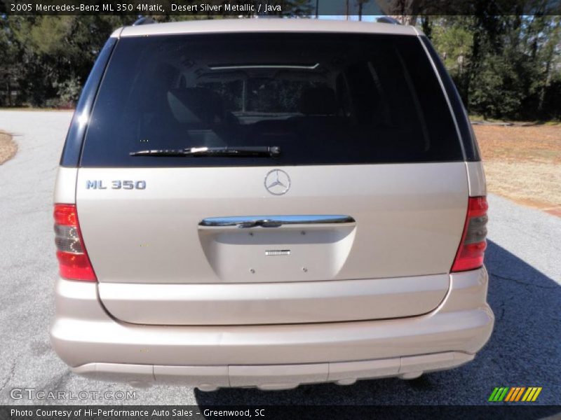 Desert Silver Metallic / Java 2005 Mercedes-Benz ML 350 4Matic