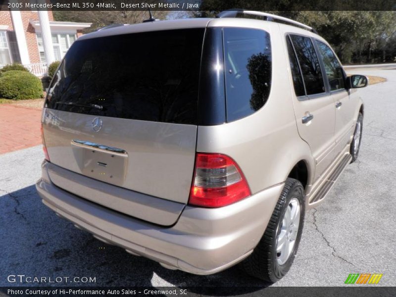 Desert Silver Metallic / Java 2005 Mercedes-Benz ML 350 4Matic
