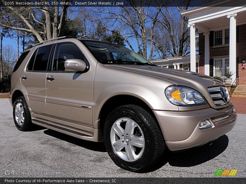 Desert Silver Metallic / Java 2005 Mercedes-Benz ML 350 4Matic