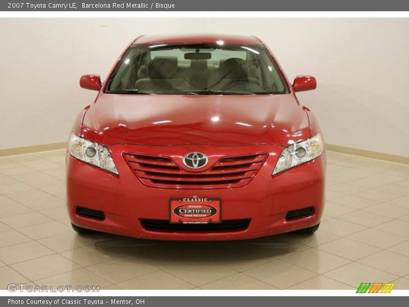 Barcelona Red Metallic / Bisque 2007 Toyota Camry LE