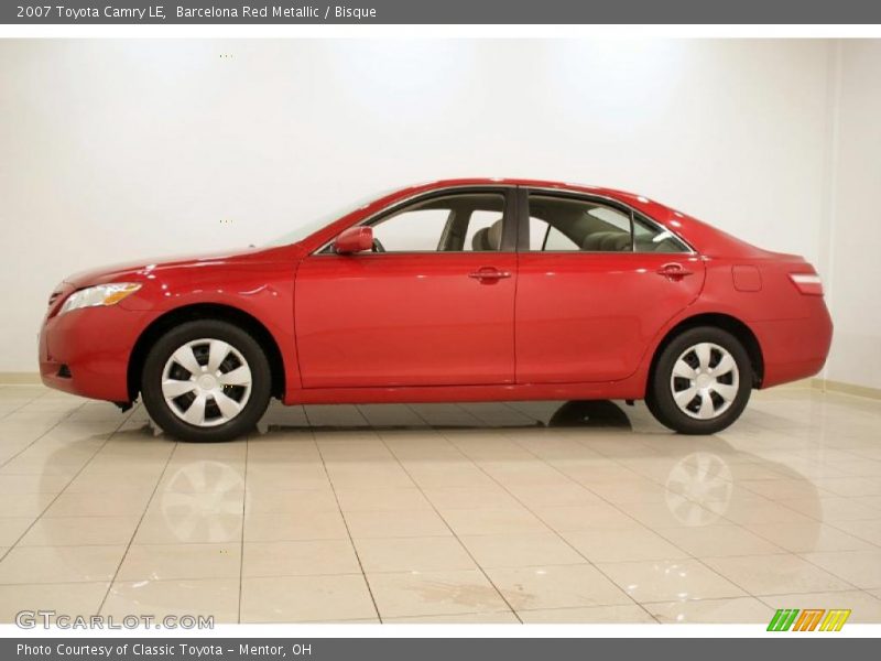 Barcelona Red Metallic / Bisque 2007 Toyota Camry LE