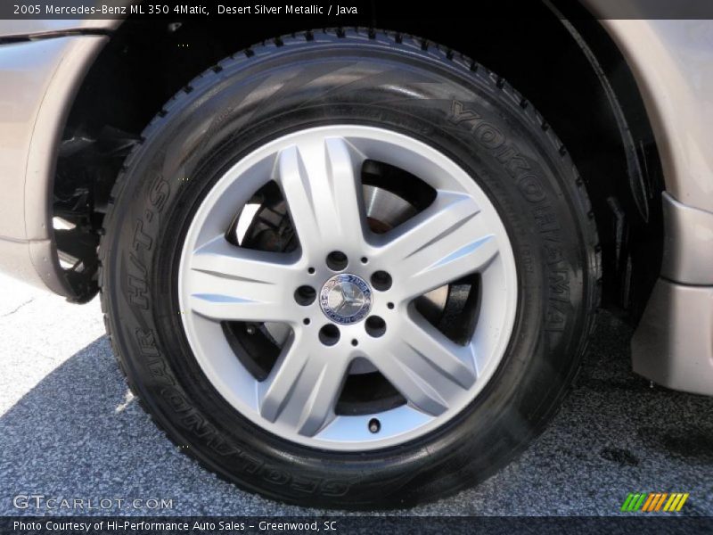 Desert Silver Metallic / Java 2005 Mercedes-Benz ML 350 4Matic