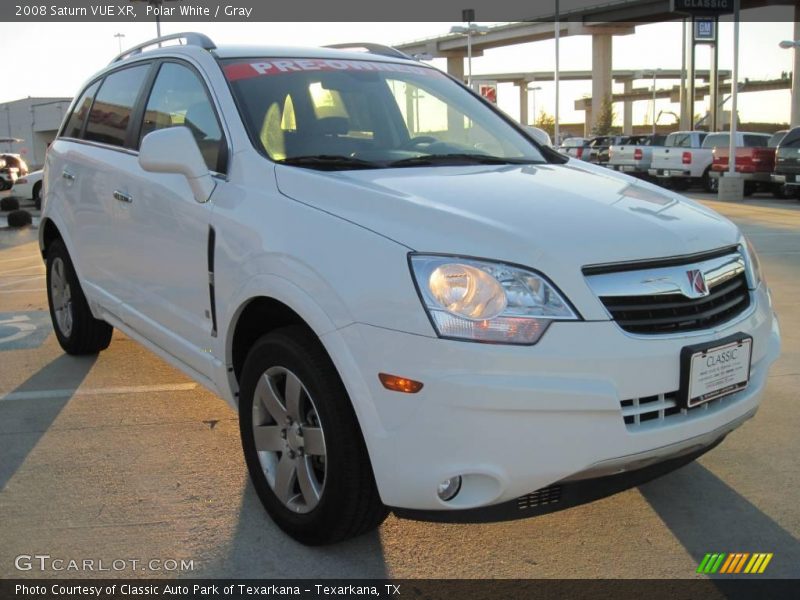 Polar White / Gray 2008 Saturn VUE XR