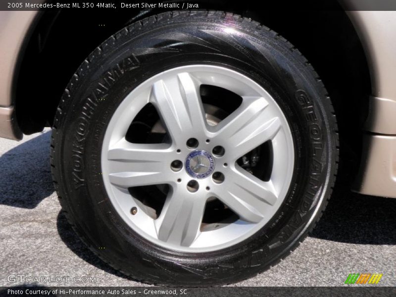 Desert Silver Metallic / Java 2005 Mercedes-Benz ML 350 4Matic