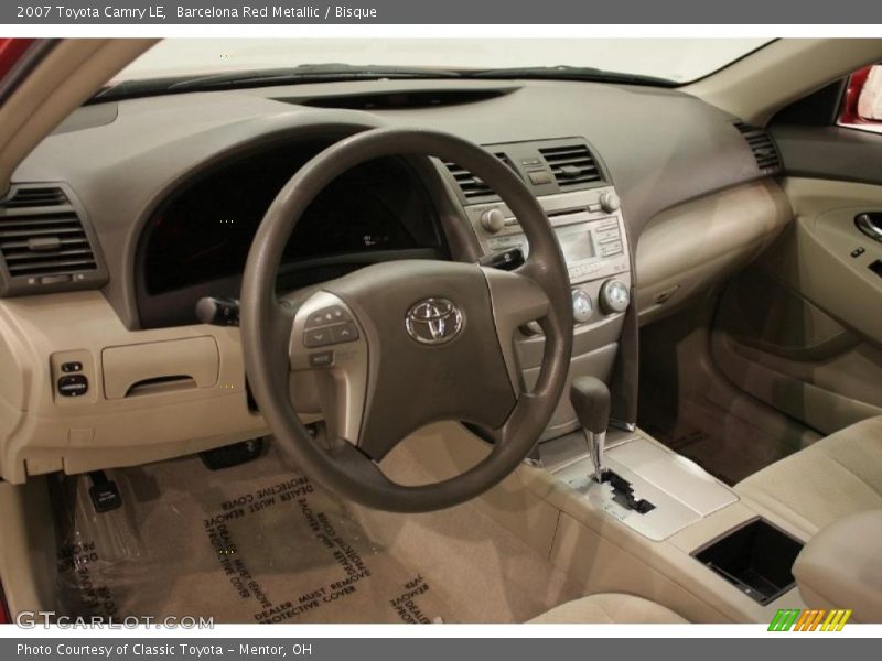 Barcelona Red Metallic / Bisque 2007 Toyota Camry LE