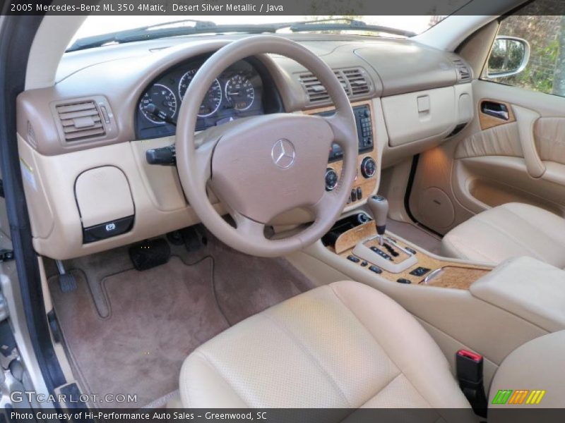 Desert Silver Metallic / Java 2005 Mercedes-Benz ML 350 4Matic