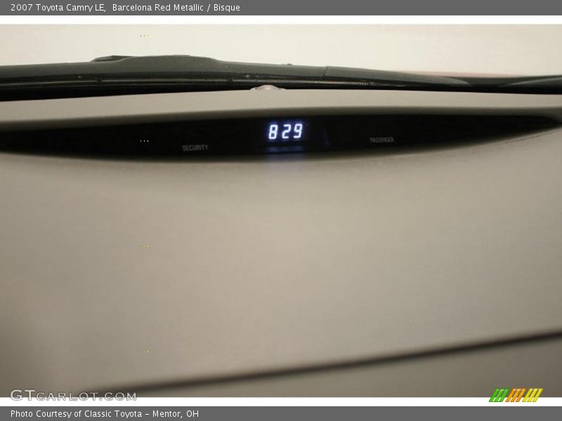 Barcelona Red Metallic / Bisque 2007 Toyota Camry LE