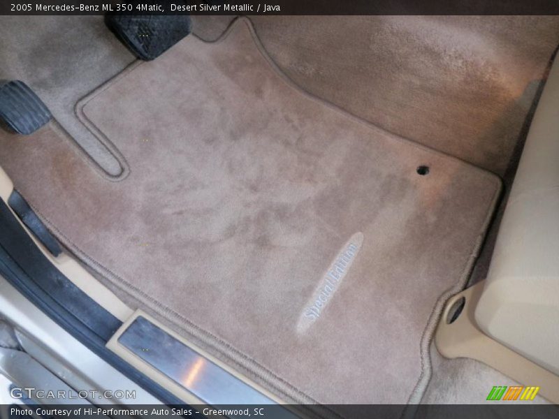 Desert Silver Metallic / Java 2005 Mercedes-Benz ML 350 4Matic